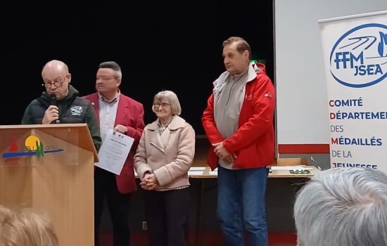 photo médaillés JSEA Annie Theuleau & Pierrick